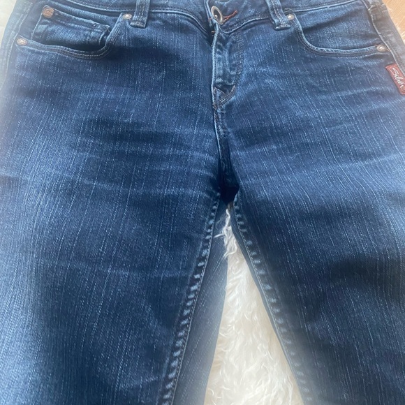 VGC 8/10 Vintage Silver dark denim women’s jeans in Size 27!!! - Picture 2 of 7